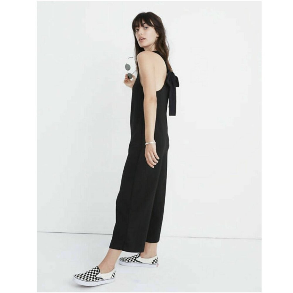Madewell Texture & Thread Tie-Back Jumpsuit